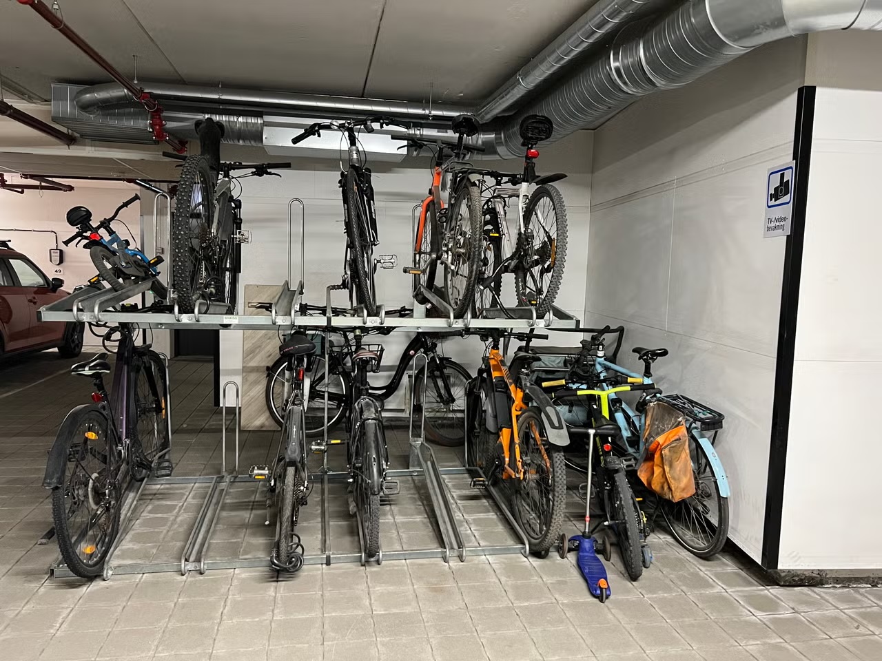 Sykkelstativ (2 etasjer)