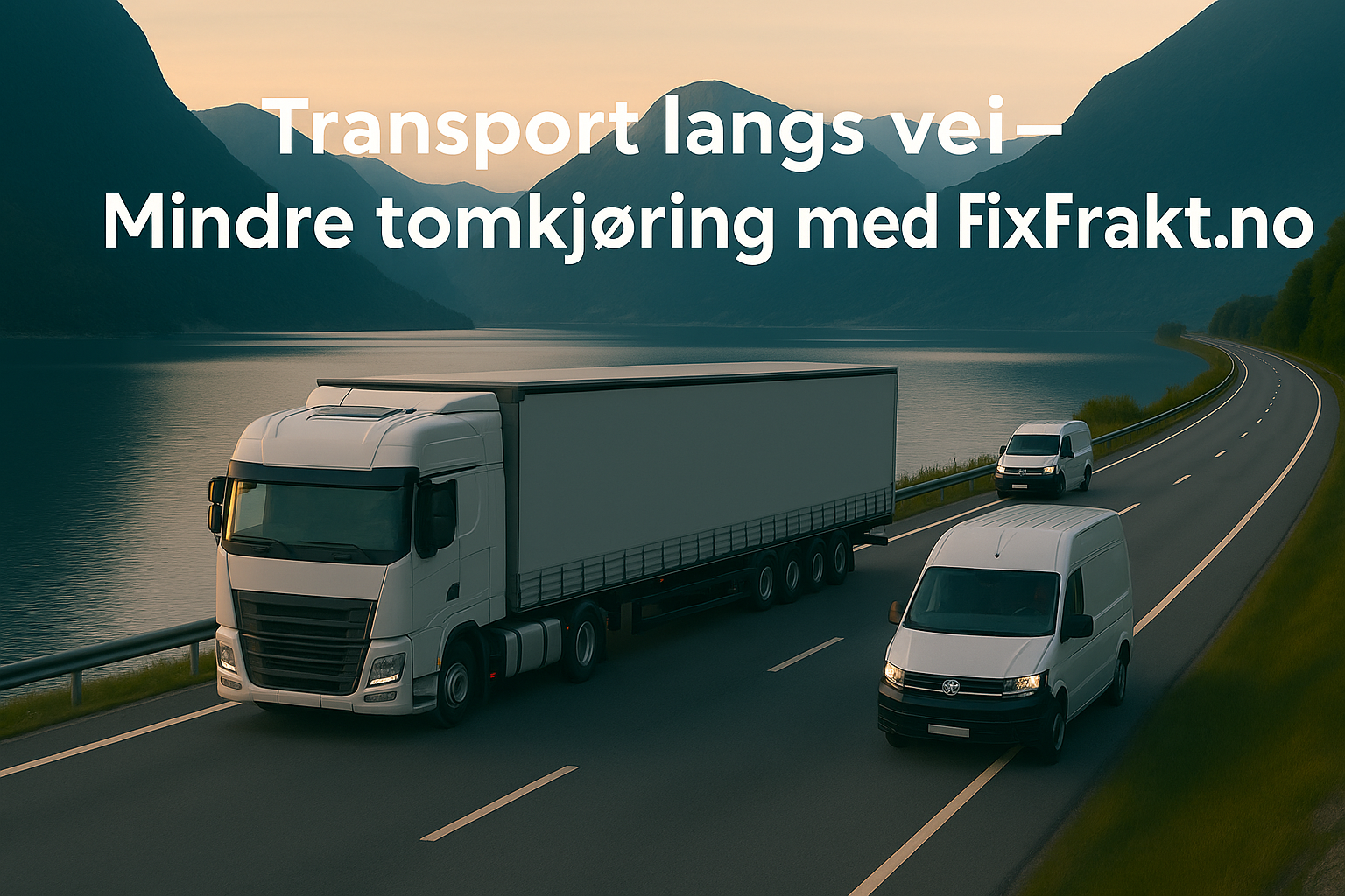 Transport langs vei – mindre tomkjøring med FixFrakt