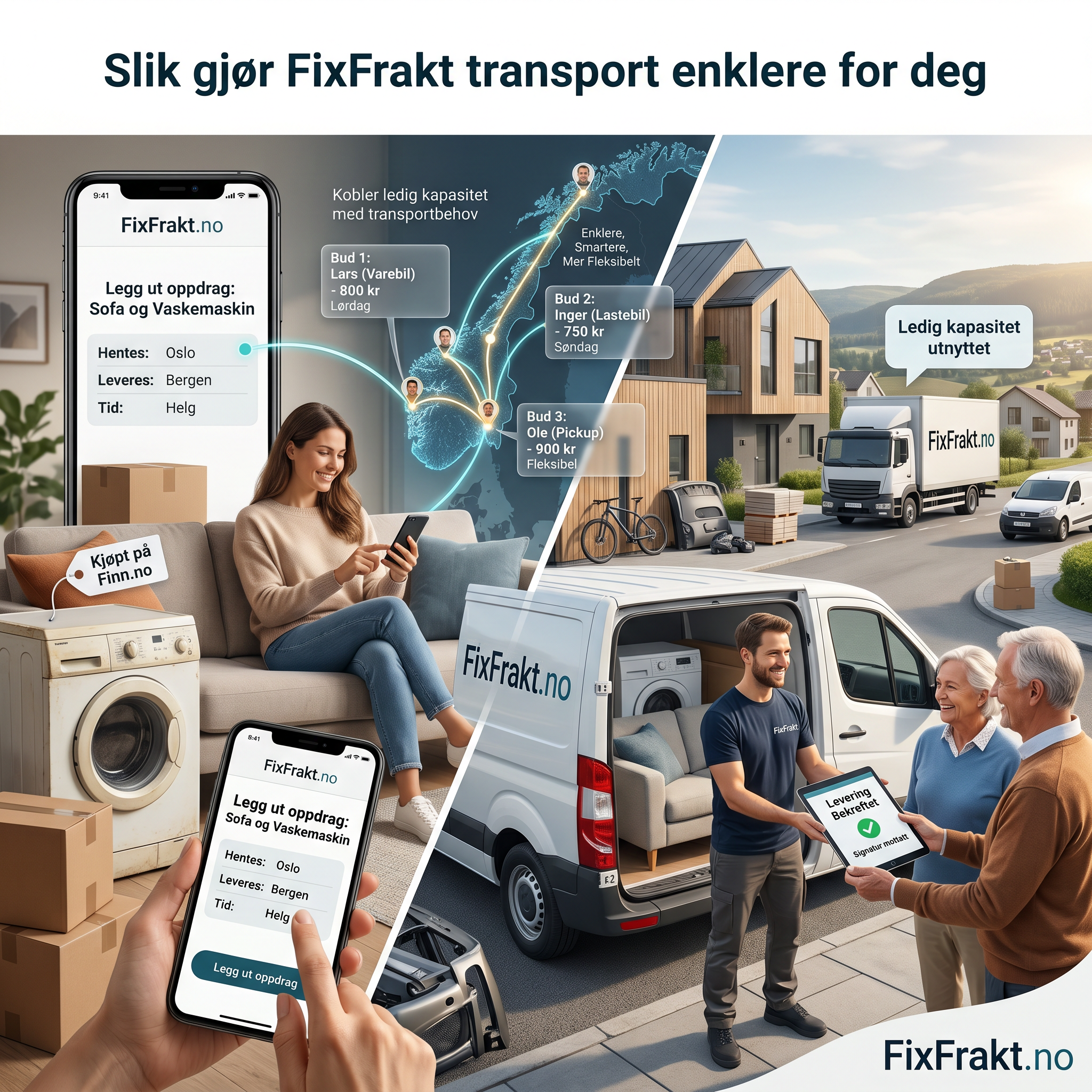 Slik sender du store ting trygt og enkelt i Norge